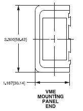 Carling MODULAR SWITCH HOLDERS - END SECTION